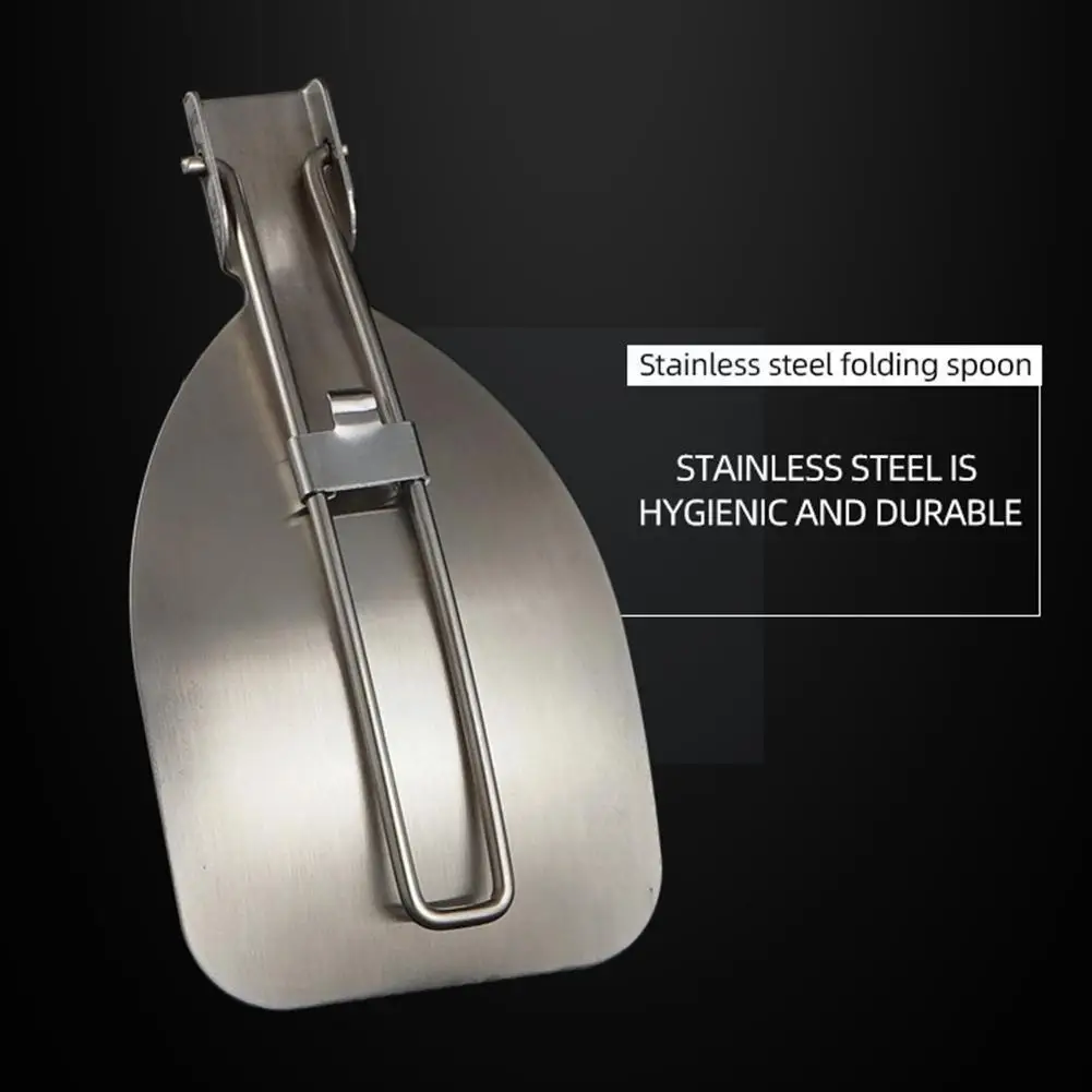

Camping Folding Frying Pan Spatula Frying Shovel Small Pancake Cooking Kitchen Beefsteak Flat Mini Spatula Serve Camping N4z5