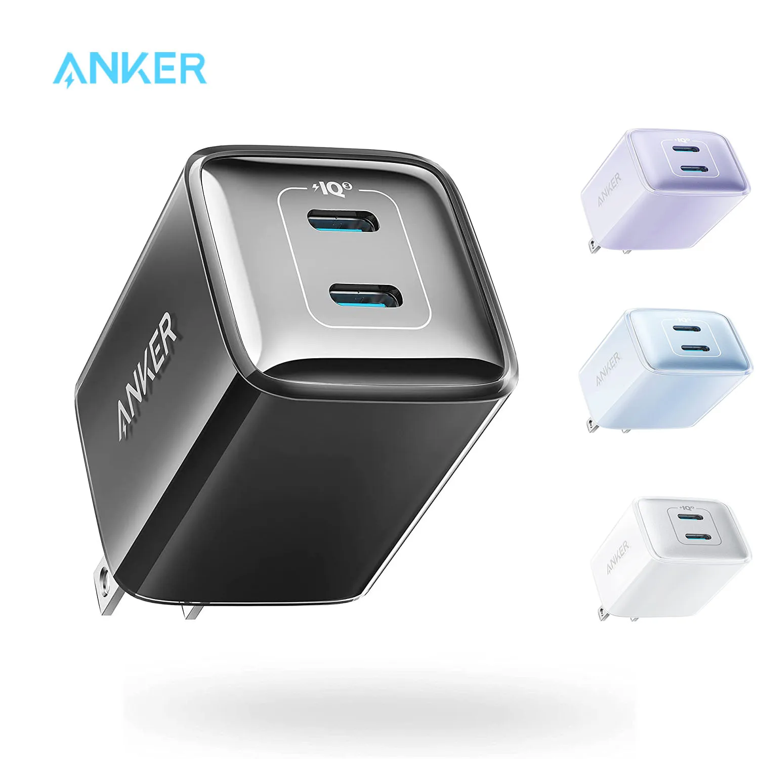 

Anker USB C Charger Nano Pro 40W 20W 521 511 PIQ 3.0 Durable Dual Port Compact Fast Chargers for iPhone 13/13 Mini Max/12 Galaxy