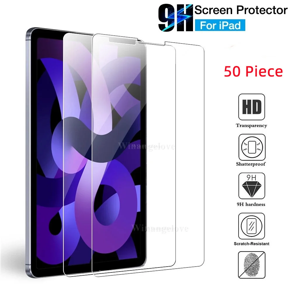 

Защитное стекло A2377 A2459 A2301 A2460 для iPad Pro, пленка из закаленного стекла с защитой от царапин, 11 дюймов, 50 шт.