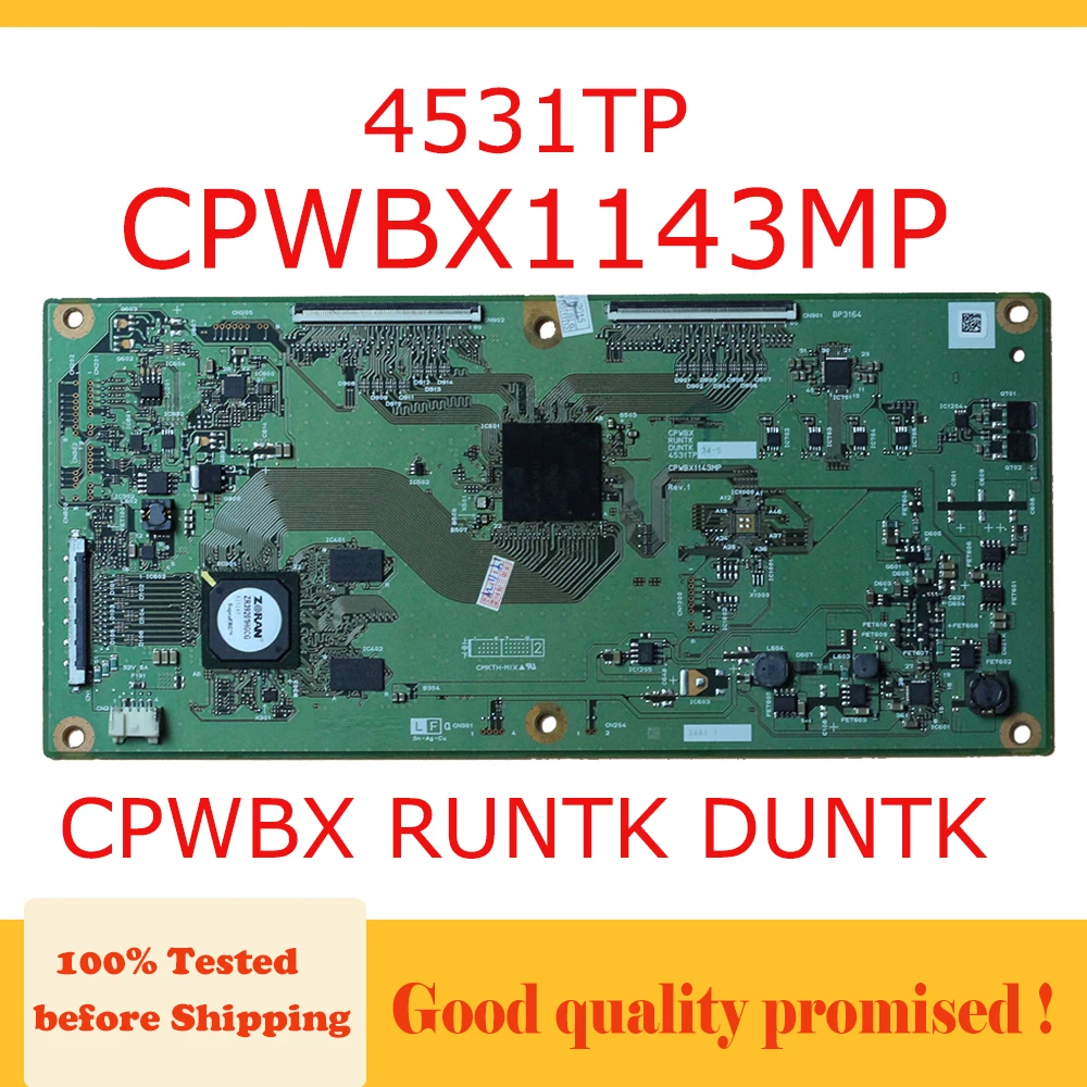 CPWBX 4531TP CPWBX1143MP RUNTK DUNTK перед T-con плата, логическая плата, профессиональная тестовая плата RUNTKDUNTK TV T с картой