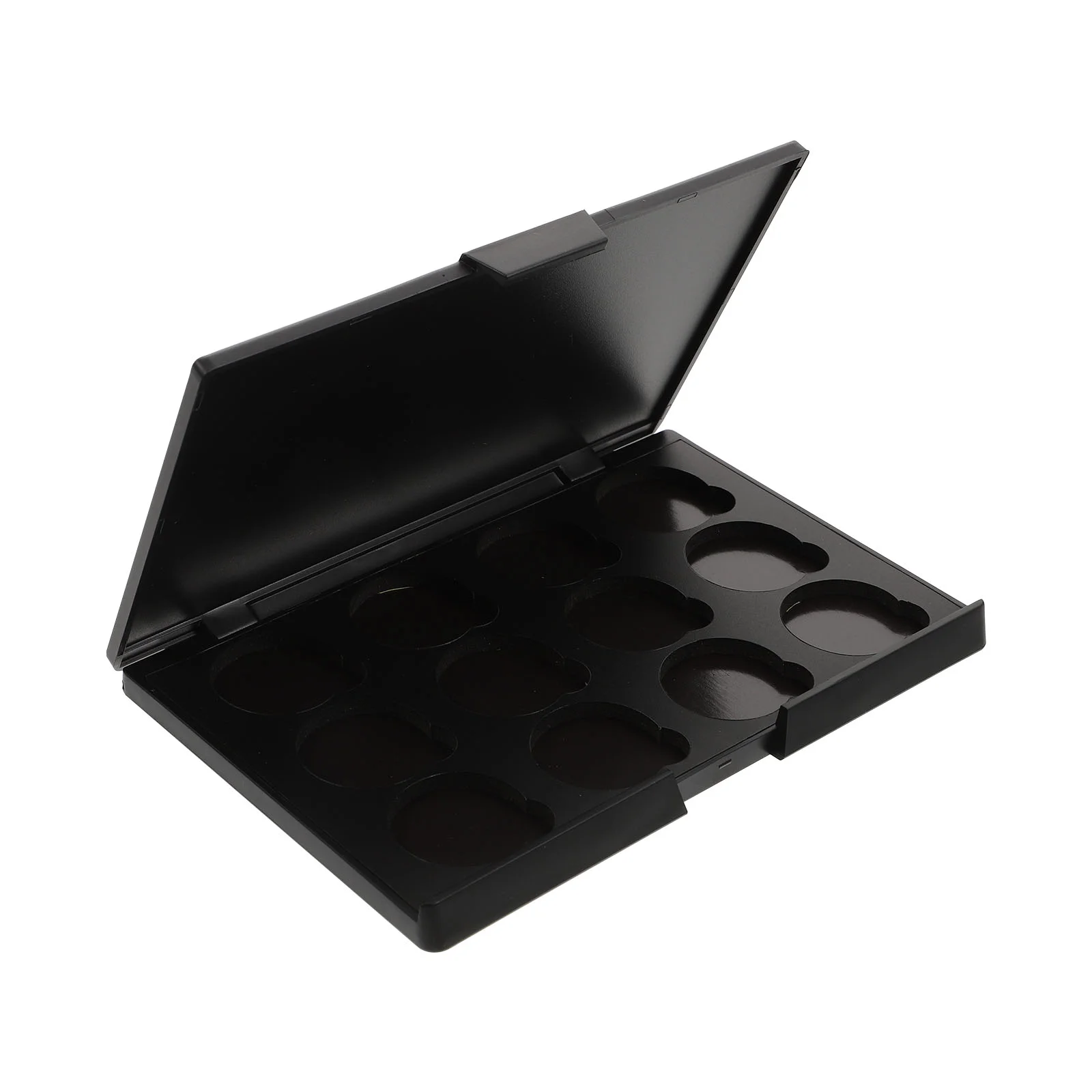 Палитра теней для век с контейнером самостоятельной сборки дорожные черные