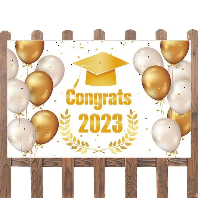

Выпускной баннер, выпускной баннер 2023 для фотографий, износостойкий яркий цвет, выпускной