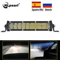 nlpearl spot flood led bar work light ip68 6000k headlamp off road fog light headlight for jeep atv utv 4x4 truck