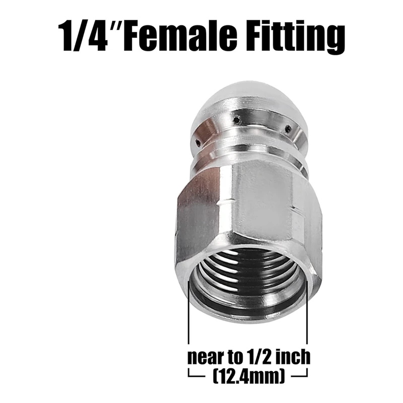 Канализационная Форсунка для мойки высокого давления комплект насадок очистки