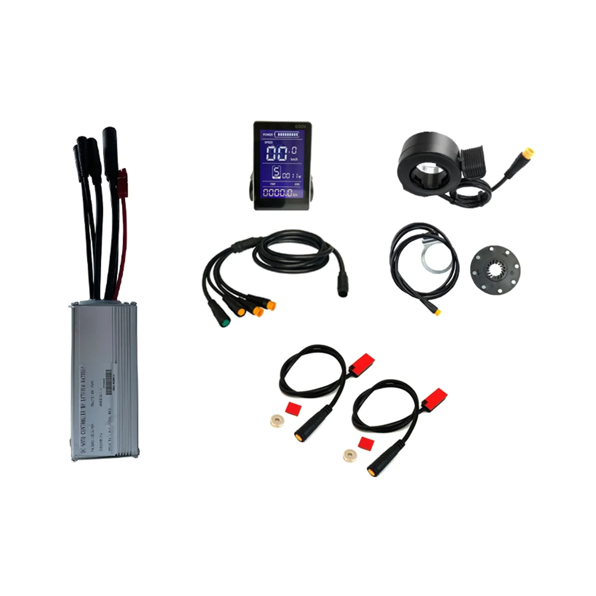 

Контроллер бесщеточного электродвигателя для мотора 750 Вт с ЖК-дисплеем GD06, аксессуары для электрического велосипеда, скутера