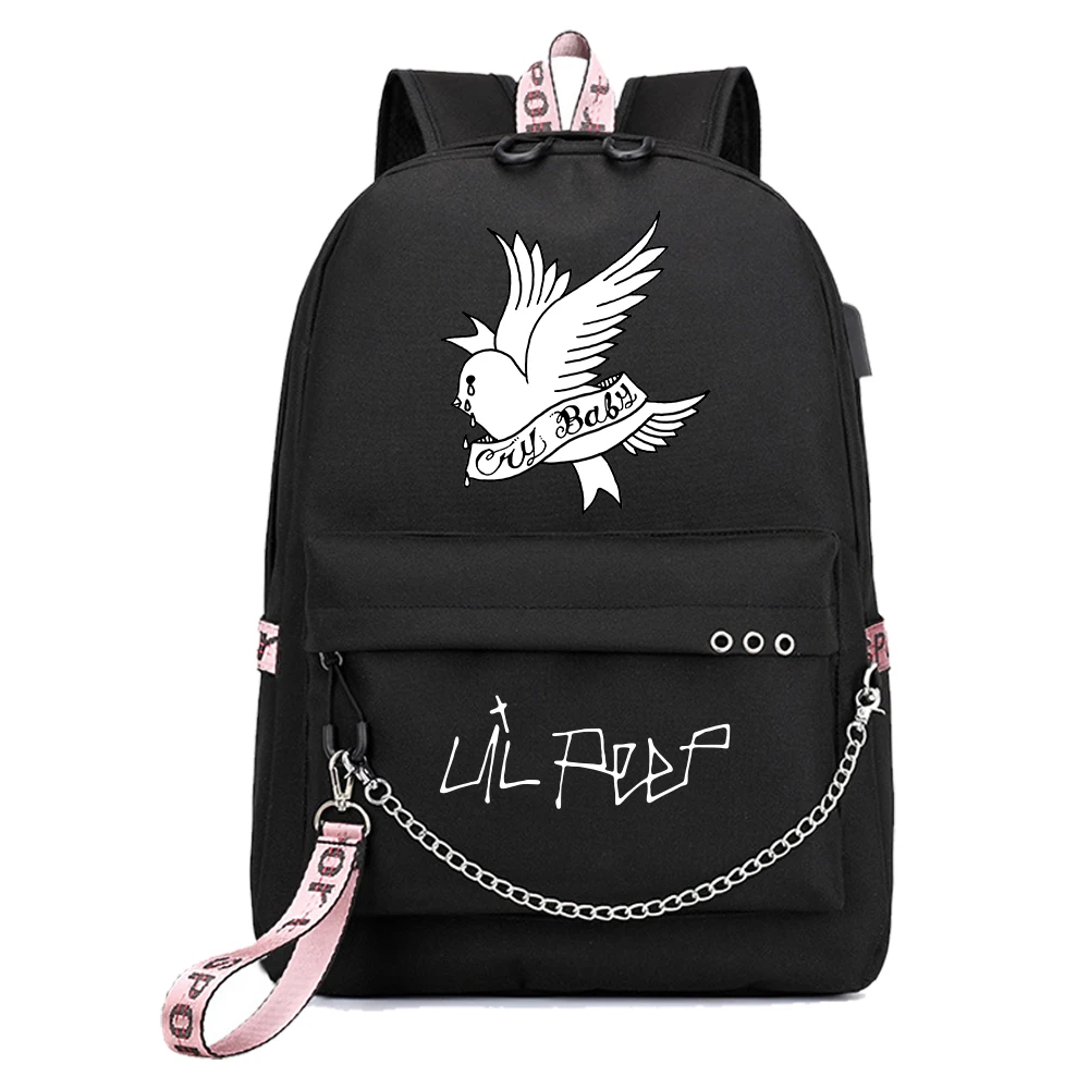 Рюкзак lil peep студенческие модные рюкзаки для фанатов Повседневная Спортивная