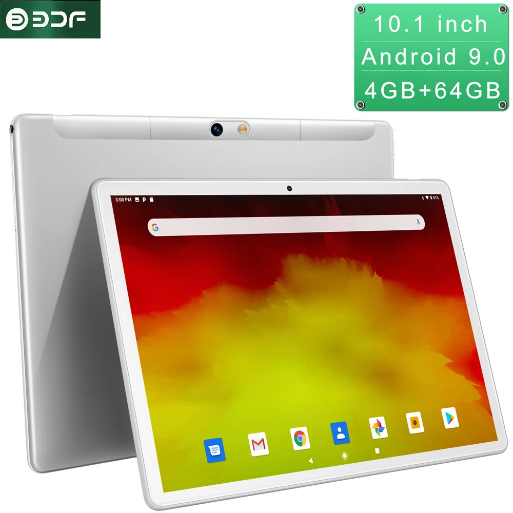 10.1 Inch Android 9.0 Tablet Pc 4GB+64GB 3G Mobile Sim Card Phone Call Android 9.0 Tablet Pc Tablets Pc
