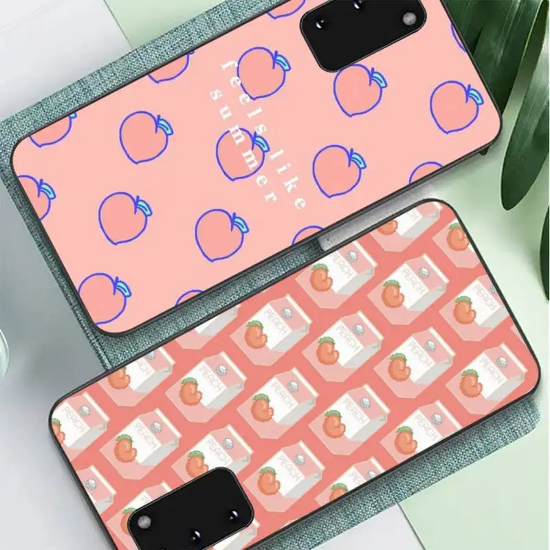 

ummer day Peache Phone Case for Samsung S10 21 20 9 8 plus lite S20 UlTRA 7edge