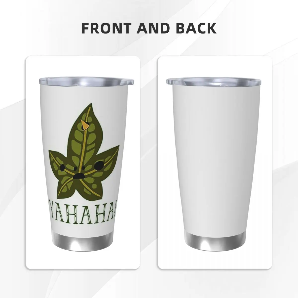 Стакан Yahaha Korok из нержавеющей стали, кружка с вакуумной изоляцией, термохолодные чашки, соломинки с крышкой, 20 унций (art.: 3920d0f522818) - 3920d0f522818