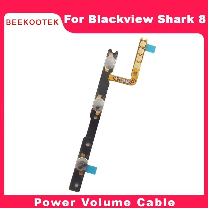 Фото Новый оригинальный Blackview Shark 8, кнопка регулировки громкости, боковой кабель, гибкие аксессуары FPC для смартфона Blackview Shark 8, №1