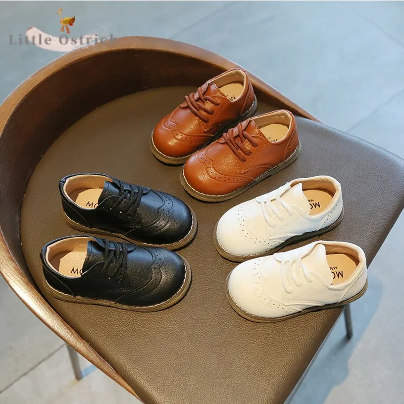 

Newborn Baby Boy Girl Artificial Leather Solid Color Shoes Infant Toddler First Walker Spring Autumn Anti-slip Shoes Baby Shoes