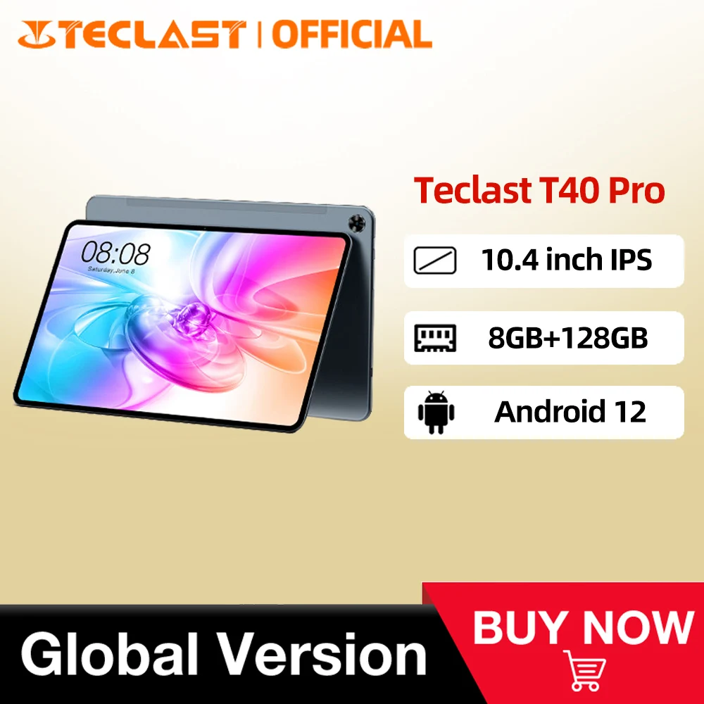 Планшет Teclast T40 Pro на Android 11 8 ядер экран 128 дюйма ГБ + 10 4 |
