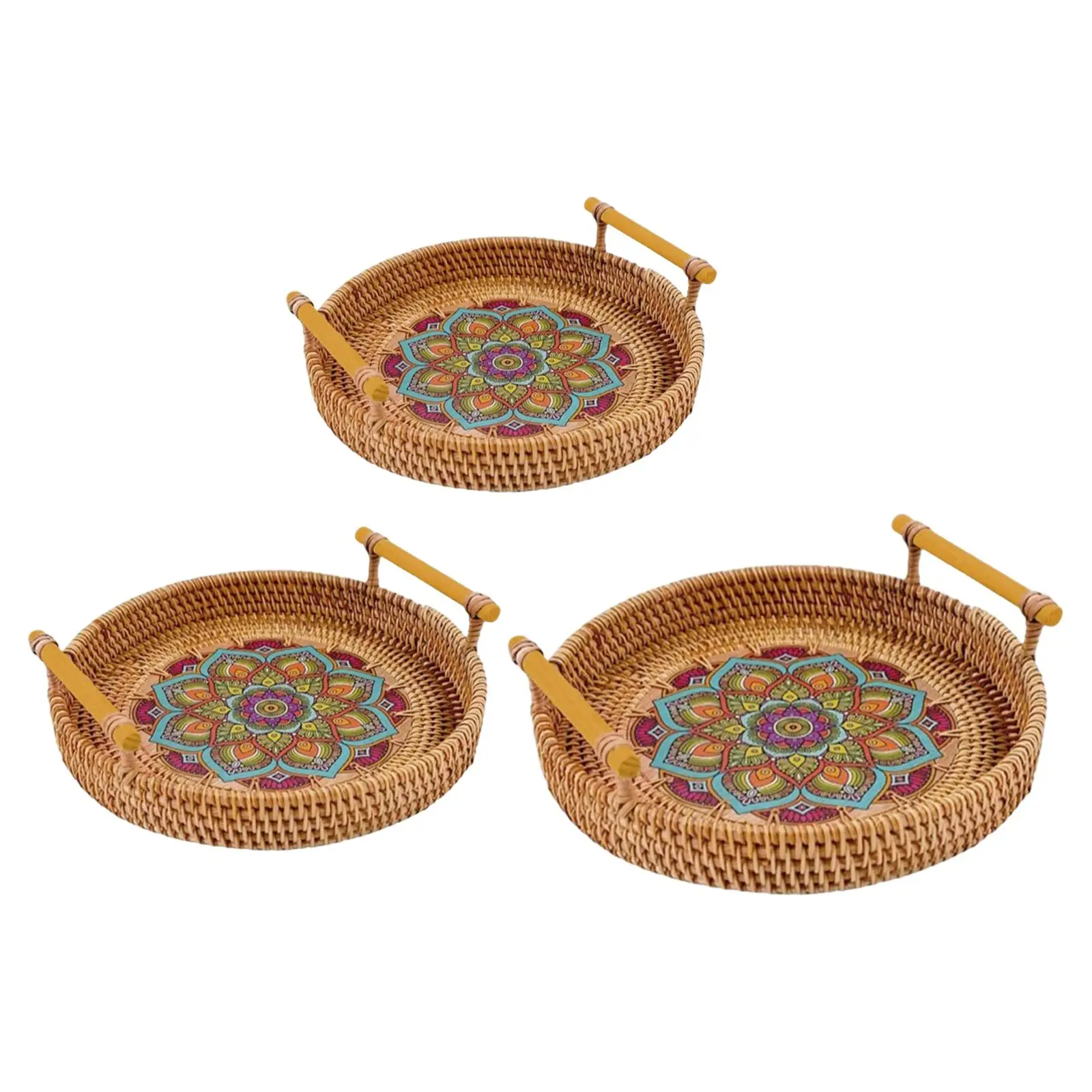 

Плетеная сервировочная корзина для хлеба или фруктов