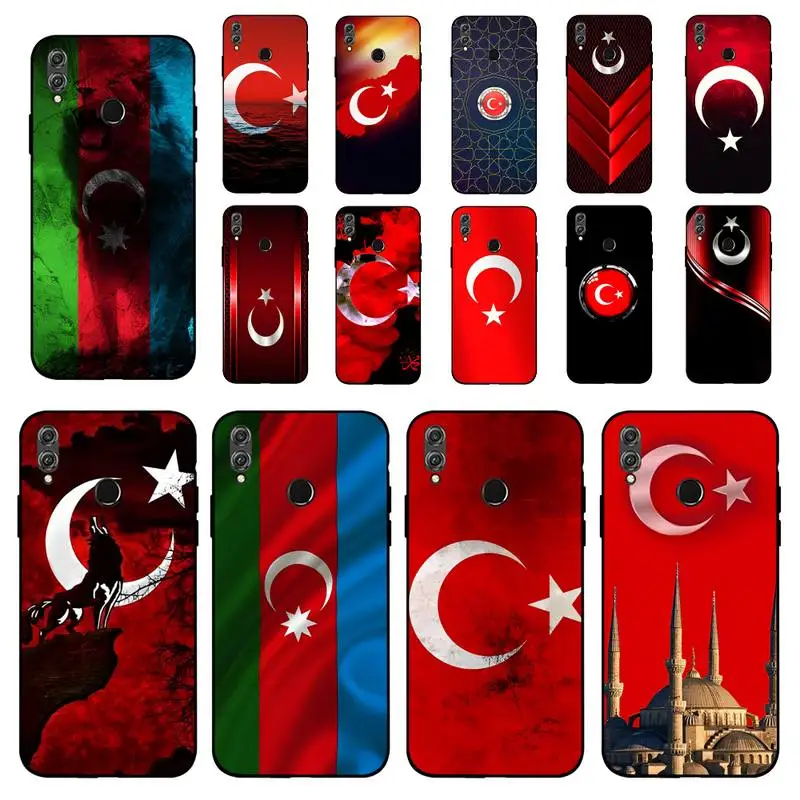 

Republic Of Turkey Flag Phone Case for Huawei Honor 10 i 8X C 5A 20 9 10 30 lite pro Voew 10 20 V30