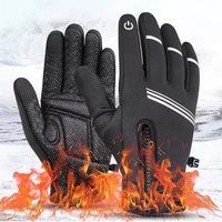 new non slip touchscreen winter warm cycling gloves sports winter waterproof bike and motorcycle gloves to keep warm in winter