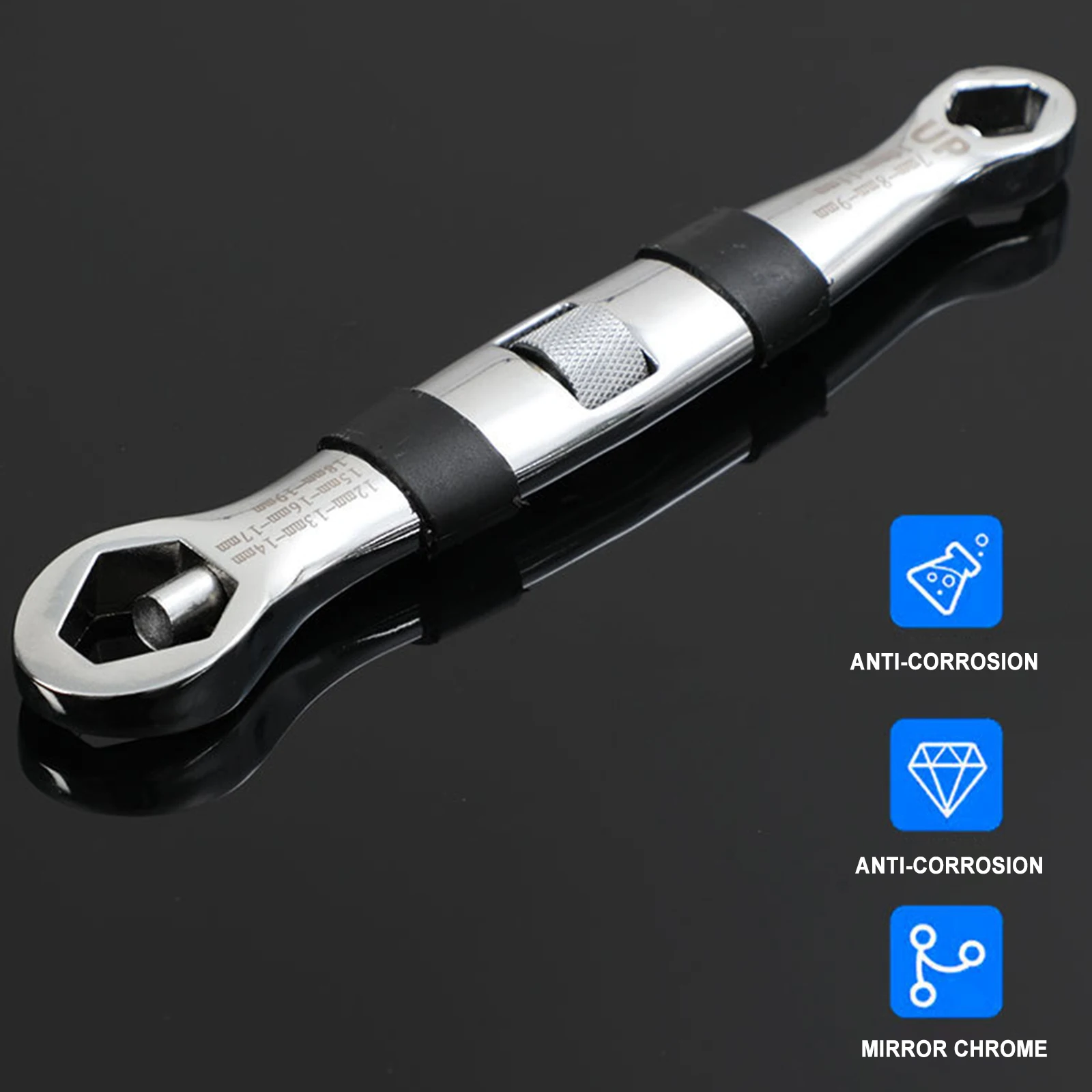 

23 in 1 Multi-function Adjustable Wrench Universal Double-ended Wrench Labor-saving Multi-purpose Plum Wrench Repair Hand Tools