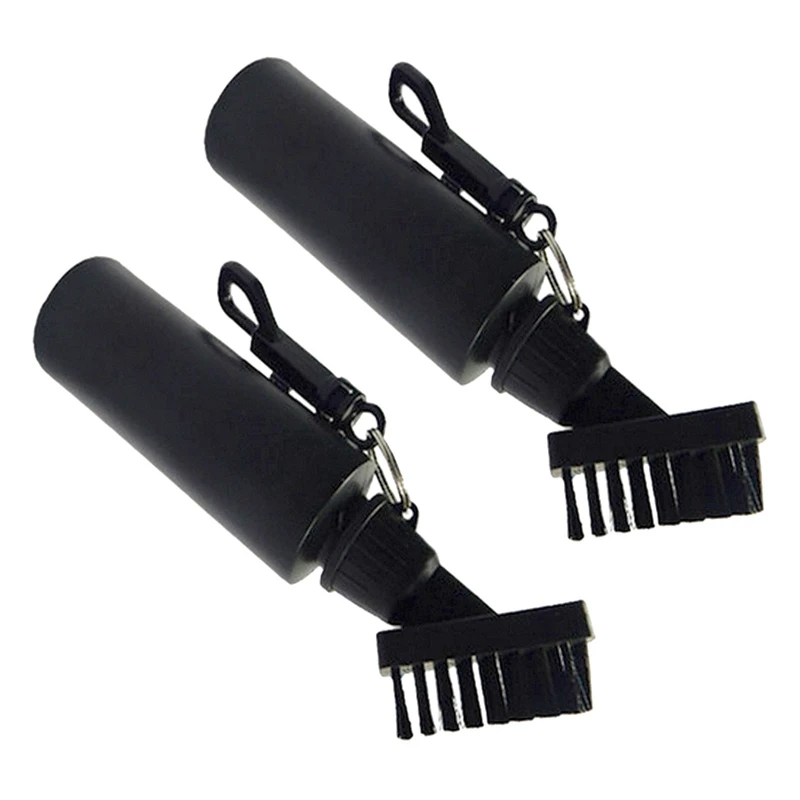 

2X Golf Brush Golf Club Groove Tube Cleaner Deep Clean Iron Grooves Golf Squeeze Bottle Water Dispenser For Golf Club