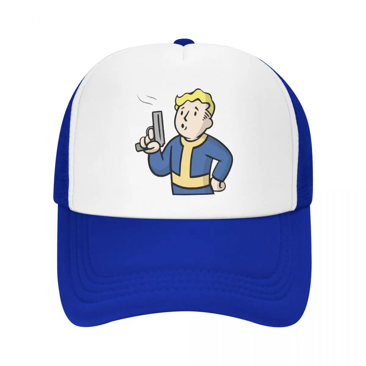 

Punk Video Game Fallout Vault Boy Baseball Cap for Men Women Adjustable Trucker Hat Summer Sports Hats Snapback Caps