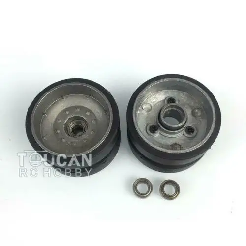 HENG LONG 1/16 США M1A2 Абрамы 3918 RC Танк Металлические натяжные колеса Желтый TH00552-SMT4