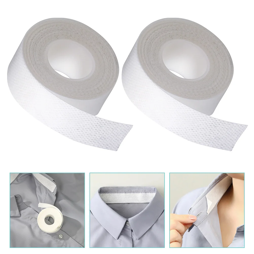 

2 рулона, мужская флип-Кепка, защита от пота, воротник, подкладка, искусственная, белая Нетканая ткань, портативный мужской