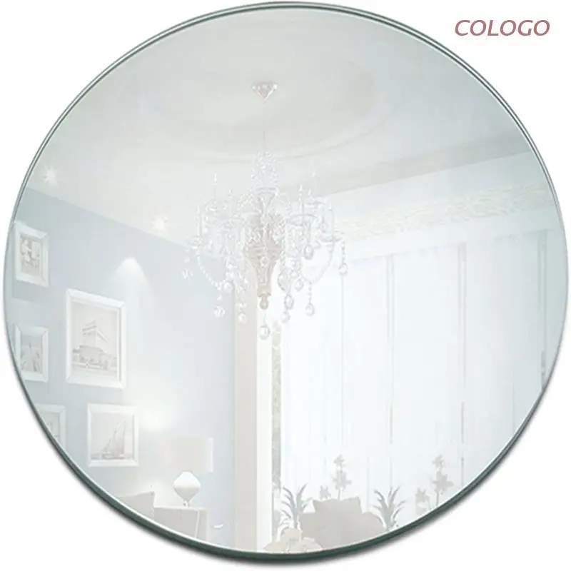 8-дюймовая искусственная подставка круглая свеча зеркальная пластина