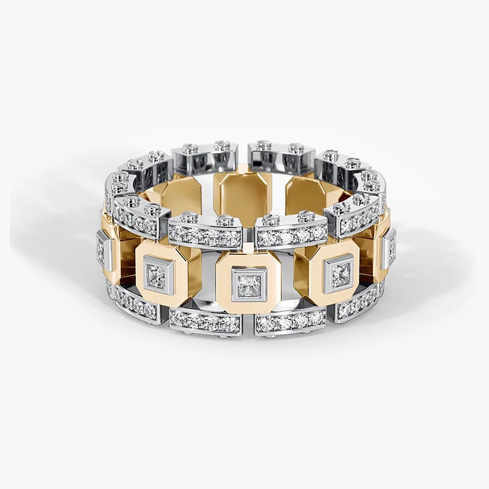 

K&M Fashion Men Ring Crystal