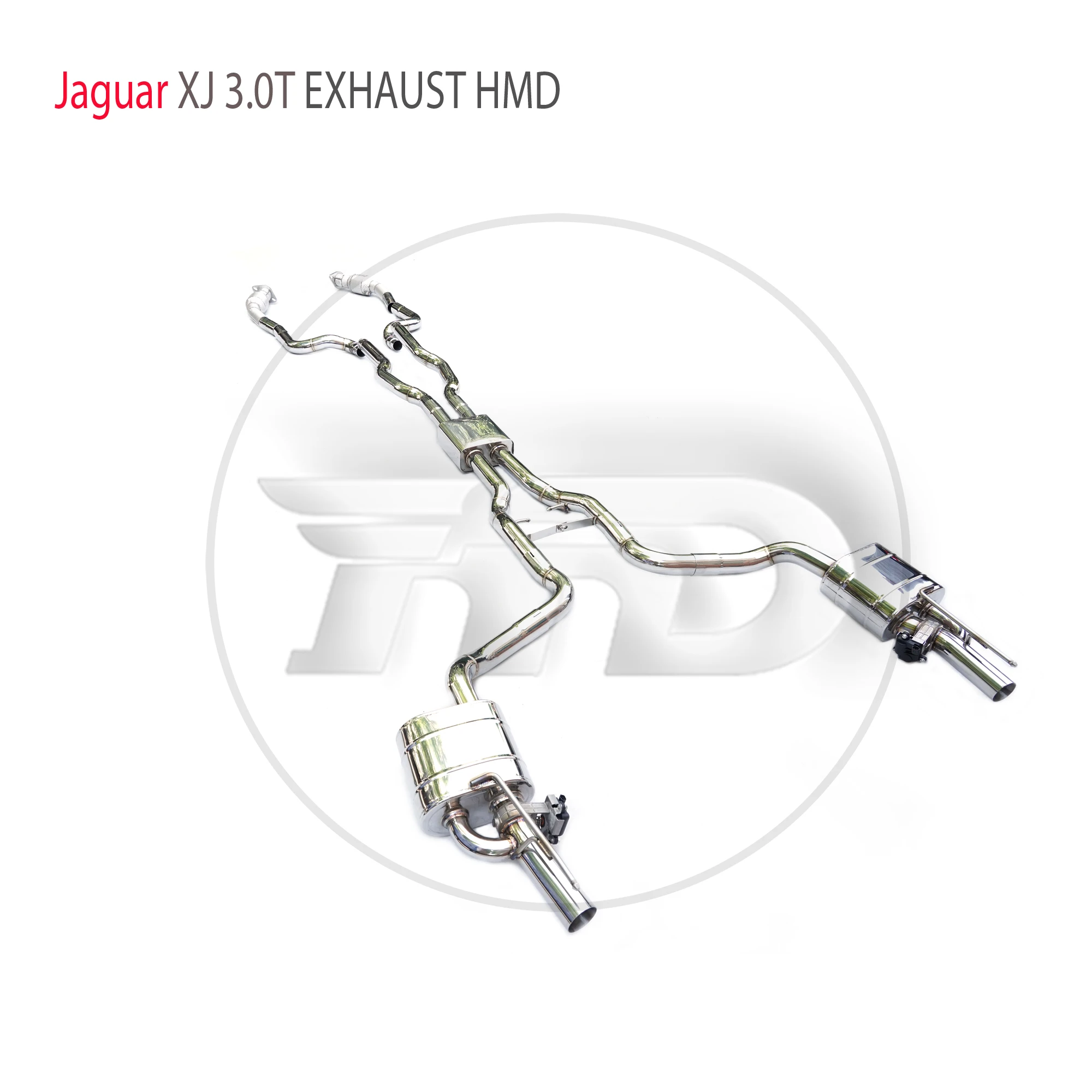 

HMD Stainless Steel Exhaust System Performance Catback Downpipe For Jaguar XJ 3.0T Modification Electronic Valve Muffler
