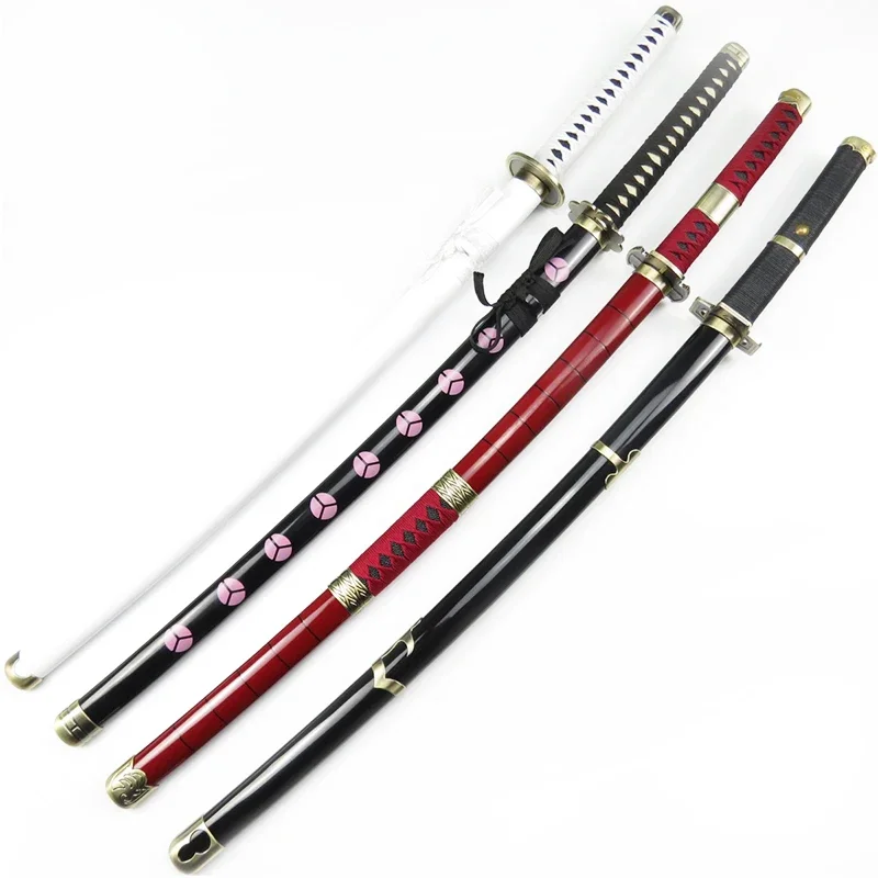 104 см Косплей ророноа Зоро Трафальгар правое оружие sandai kitetsu Wado Ichimonji