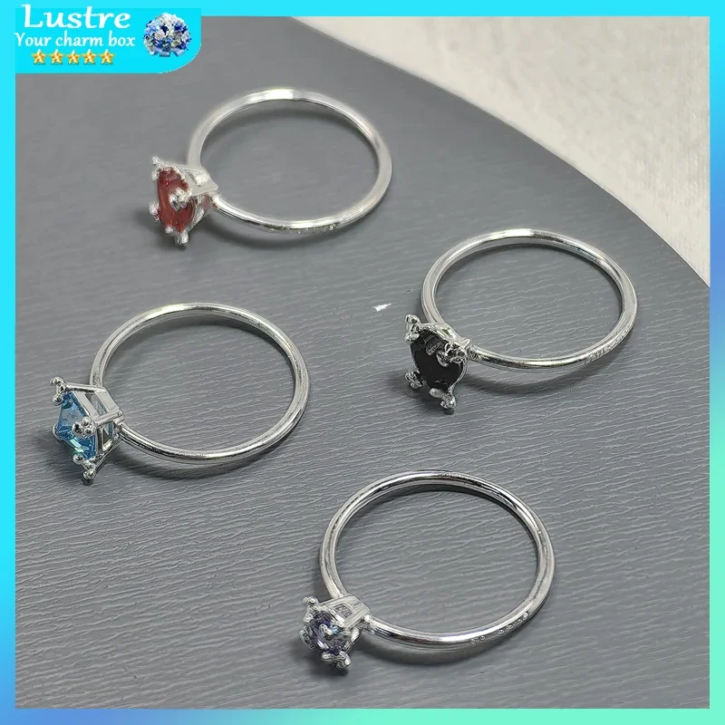 Серебряное Кольцо S925 С Роскошным Дизайном Испанского Номера. Элегантный