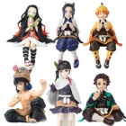 Фигурка аниме-убийца демонов Kamado TanjirouAgatsuma ZenitsuHashibira InosukeTsuyuri Kanao, статуэтка Ver, игрушки из ПВХ