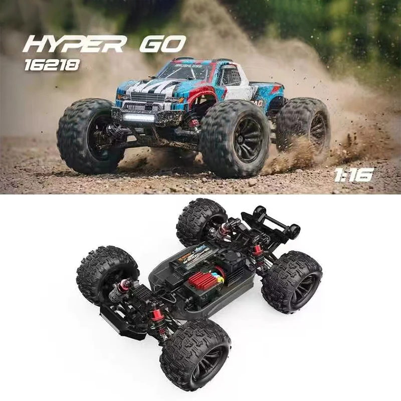 Новая радиоуправляемая машина MJX Hyper Go 16212 16213 16218 116 4WD, 60 кмч, бесщеточная, для гонок, 2.4G, внедорожный грузовик, игрушка на радиоуправлении (art.: 3920dbe03422b) - 3920dbe03422b