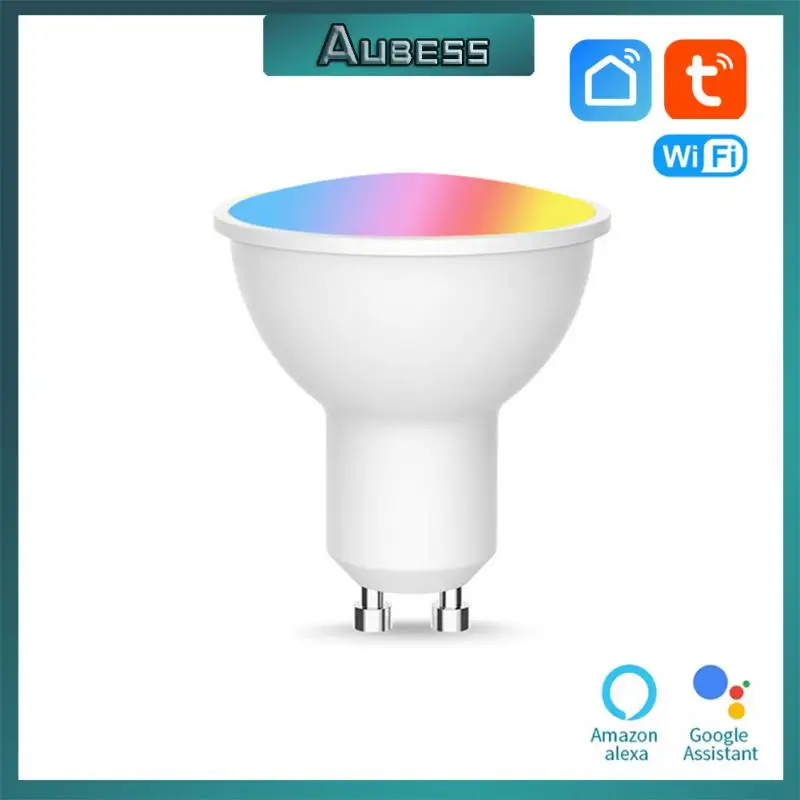 

4W 220V Wifi Smart Bulb Gu10 LED Light Bulb EWeLink APP RGB+CCT Spotlight For Smart Home Control Work With Alexa Google Home