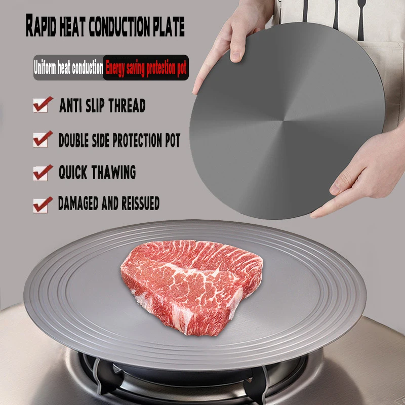Heat Conduction Plate Kitchen Induction Cooker Stainless Steel Induction Cooker Converter Kitchen Stove Accessories