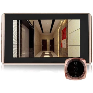 Digital Door Viewer And Amp, 4.3Inch HD LCD Screen Digital Peephole Viewer,Auto Photo Capture Video Mini Doorbell Camera