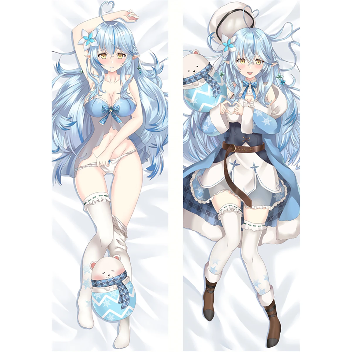 Аксессуары для аниме VTuber Подушка Чехол Yukihana Lamy Dakimakura обнимающая наволочка Otaku