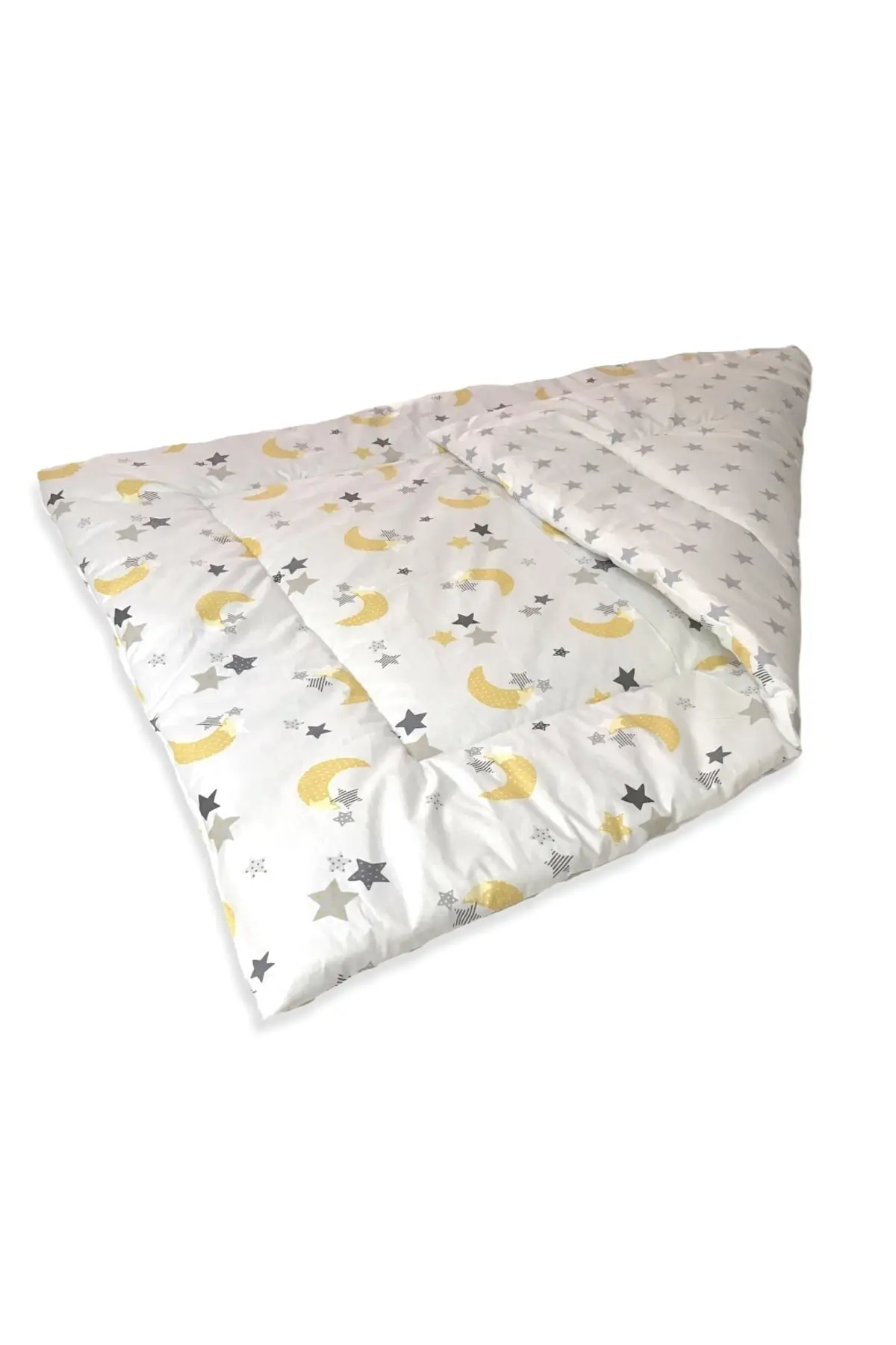 Baby Child Quilt Standard 100x150 Cm Yellow Moon Star Gray Star 110x150 Fiber Cotton Baby & child Quilt Home