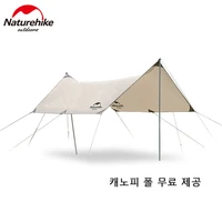 naturehike 4 6 person family canopy 150d nylon waterproof outdoor ultra light 3sizes large awning camping picnic tent nh20tm006