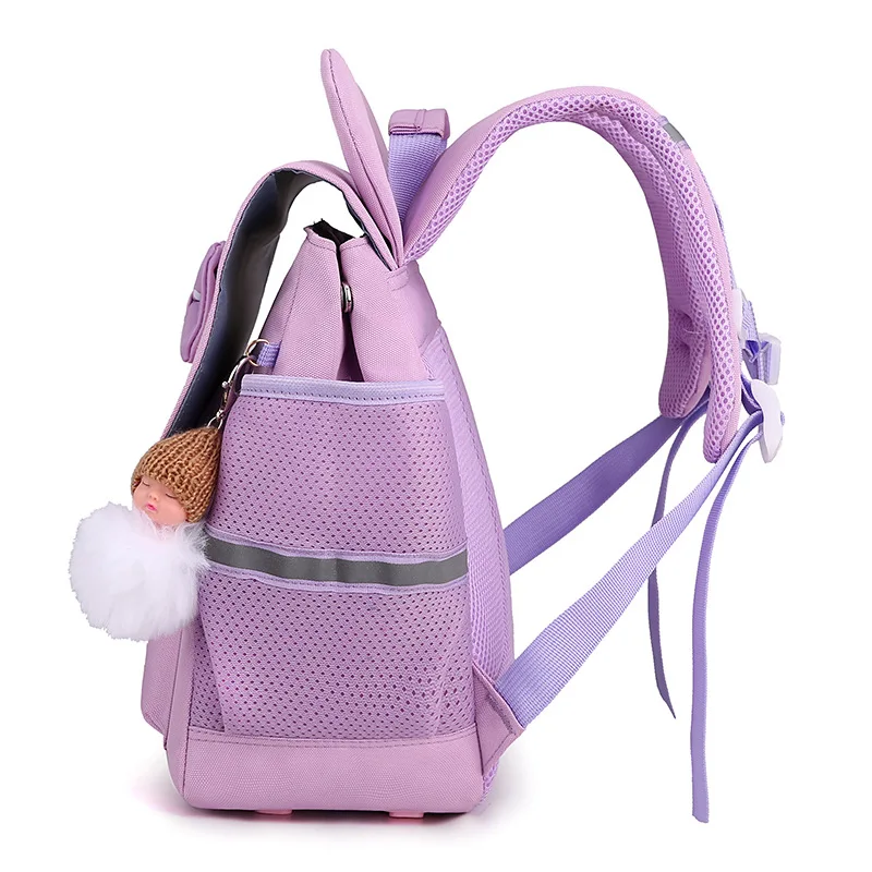 Cute Cartoon Bow Cat Bear Children Horizontal Small Backpacks New Girls Boys Fashion Comfortable School Bags for Travel 2022