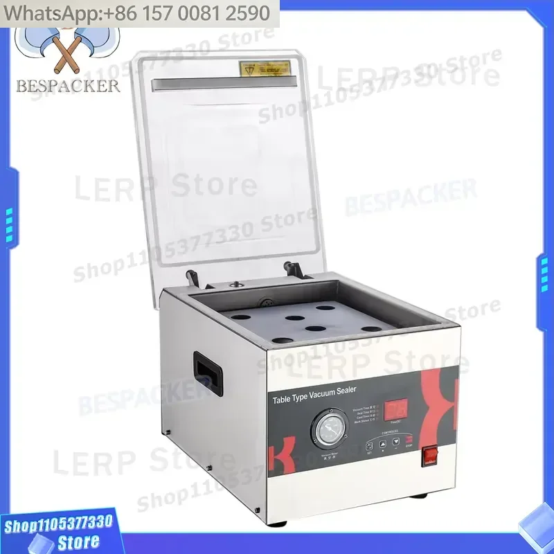 Фото Вакуумный упаковщик Bespacker DZ-260C автоматический настольный бытовой с функцией подачи азота для вакуумной упаковки продуктов №2