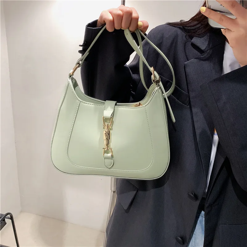 2022 New Fashion Luxury Shoulder Bag for Women Solid Purse Trendy Vintage Handbag FemaleCasual Retro Mini Shoulder Bag