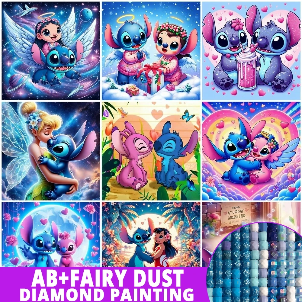 Алмазная живопись Disney Стич