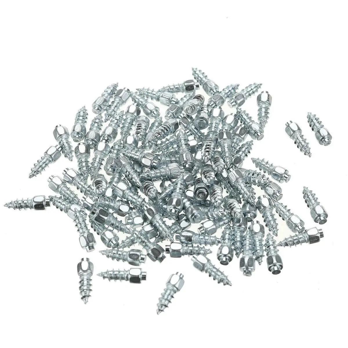 

100Pcs Car Tire Studs Anti-Slip Screws Nails Auto Motorcycle Bike Truck Off-road Tyre Anti-ice Spikes Snow Shoes Sole Cleats