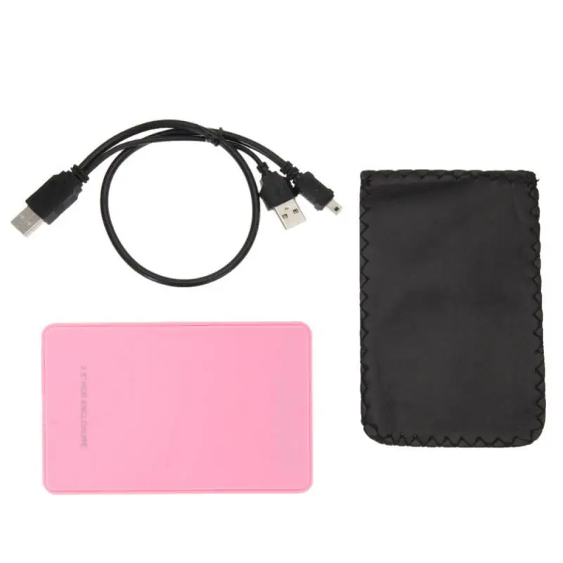 

2.5" SATA to USB3.0 HDD Enclosure Mobile Hard Drive Cases for SSD External Storage HDD Box With USB2.0 Cable ABS