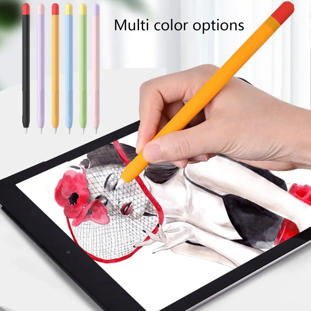 

Stylus Cover For Apple Pencil Protective Case Color Matching Stylus Protective Case Non-slip Anti-fall Pen Cover