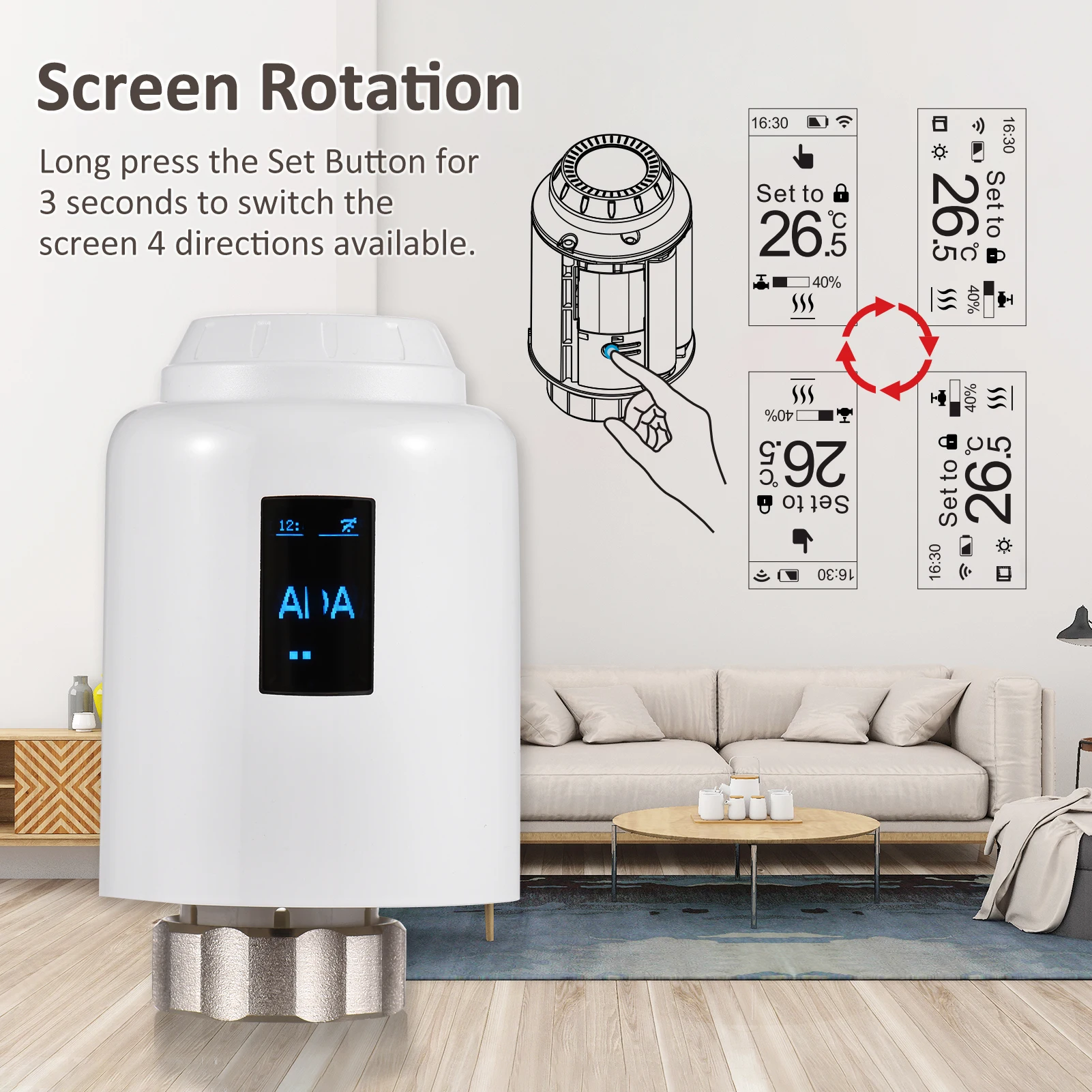 

Термостатические клапаны радиатора Zigbee с Wi-Fi, TRV хаб, программируемый контроллер температуры Smart Life, Alexa Google Home