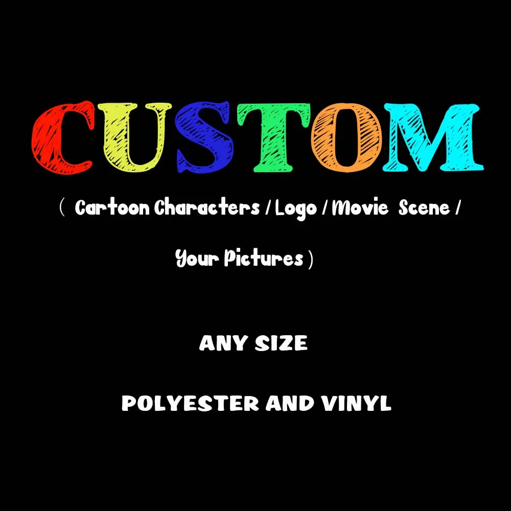

GFUITRR Custom Cartoon Picture Logo Movie Scene Photography Backdrop Kids Birthday Photo Background Any Size Photo Booth Props