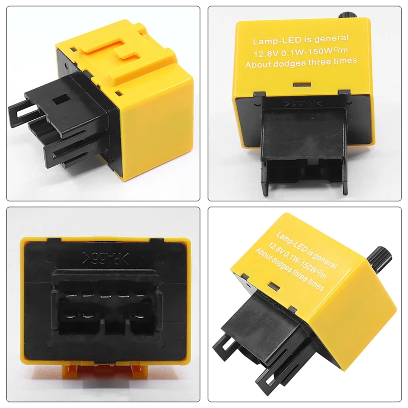 8-Pin 81980-50030 Speed Adjustable Electronic LED Flasher Assy Relay Fix For Lexus Scion Turn Signal Light Bulbs