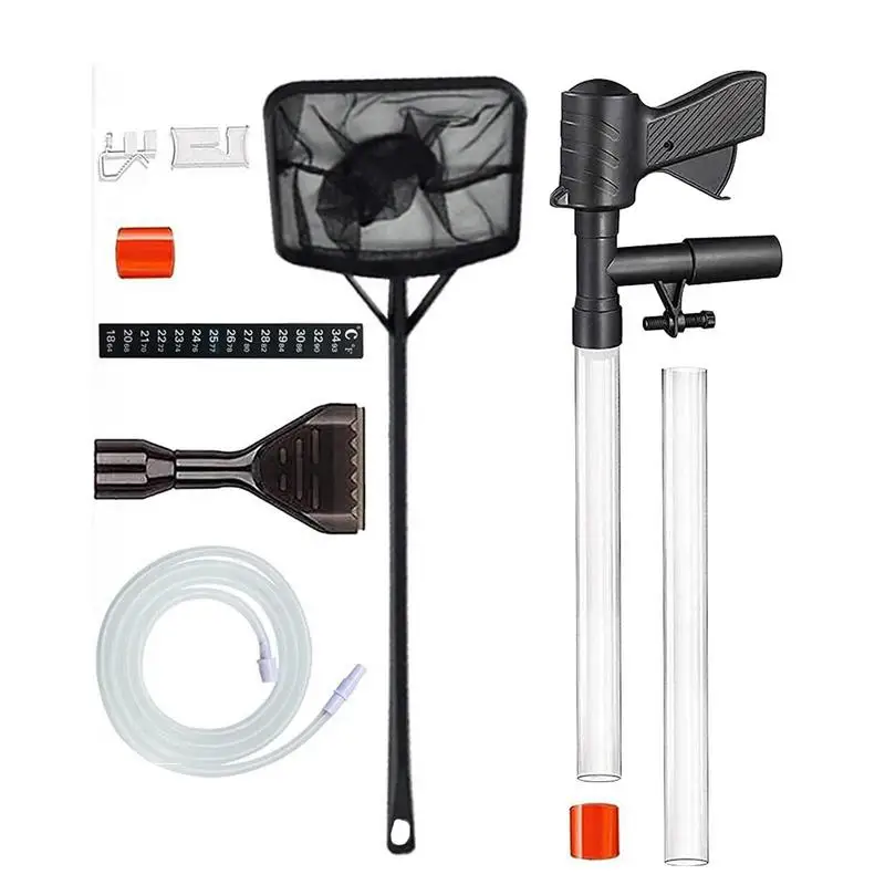 

Aquarium Water Change Kit Bucket-Free Siphon Pump Aquarium Water Change Gravel Cleaning Tool Water Changing Tank Cleaning Tool