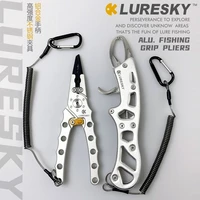 ultra lightweight aluminum alloy fish controller luya pliers multi function long nose pliers fishing gear equipment