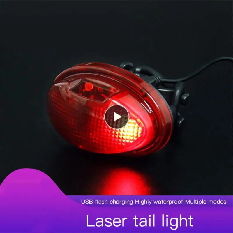 

Водонепроницаемый 7 мигающих режимов для велосипеда, лазерный задний фонарь, освещение для велосипеда, экологически чистое оборудование для горного велосипеда, 800 мАч